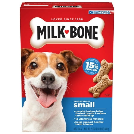 Milk Bone Original Biscuits, Small Dog Treats, 24 oz Box