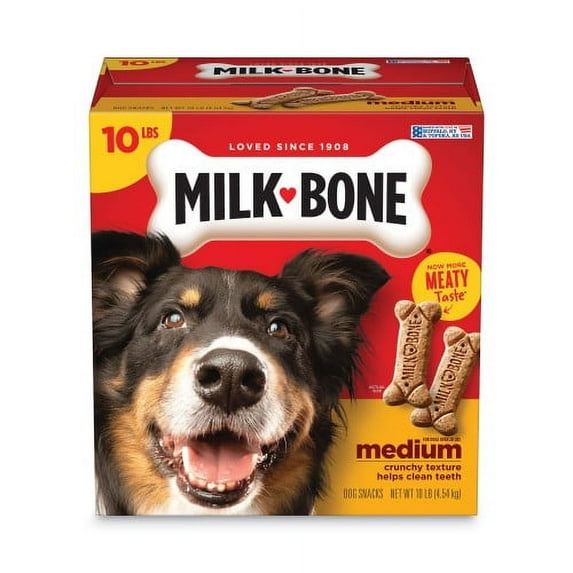New Milk-Bone Original Medium Sized Dog Biscuits, Original, 10 lbs, 10/Carton,Each