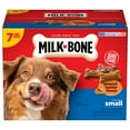 thumbnail image 1 of Milk Bone Peanut Butter Flavor Naturally & Artificially Flavored Dog Biscuits, Crunchy Dog Treats, 7 lbs, 1 of 9