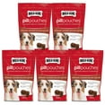 MilkBone Pill Pouches Dog AIF4 Treats, Hickory Smoked Bacon Flavor, 6