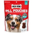 thumbnail image 1 of Milk Bone Pill Pouches Dog Treats, Hickory Smoked Bacon Flavor, 25 Count Bag, 1 of 12