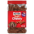 thumbnail image 1 of Milk Bone Soft and Chewy Dog Treats, Beef & Filet Mignon Recipe With Chuck Roast, 25oz Container, 1 of 13