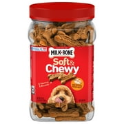 Milk Bone Soft and Chewy Dog Treats, Chicken Recipe With Chicken Breast, 25oz Canister