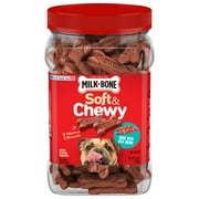 Milk-Bone Soft & Chewy Dog Treats Made with Real Bacon, 25 oz. Canister