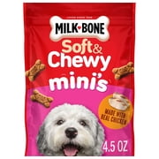 Milk Bone Soft & Chewy Mini s Dog Treats, Made with Real Chicken, 4.5 oz Pouch