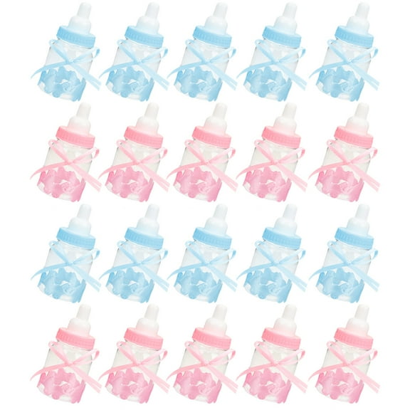 Milk Bottle Candy Box Gender Reveal Party Supplies Baby Shower Favors for Boys Decorative Girl Pcs
