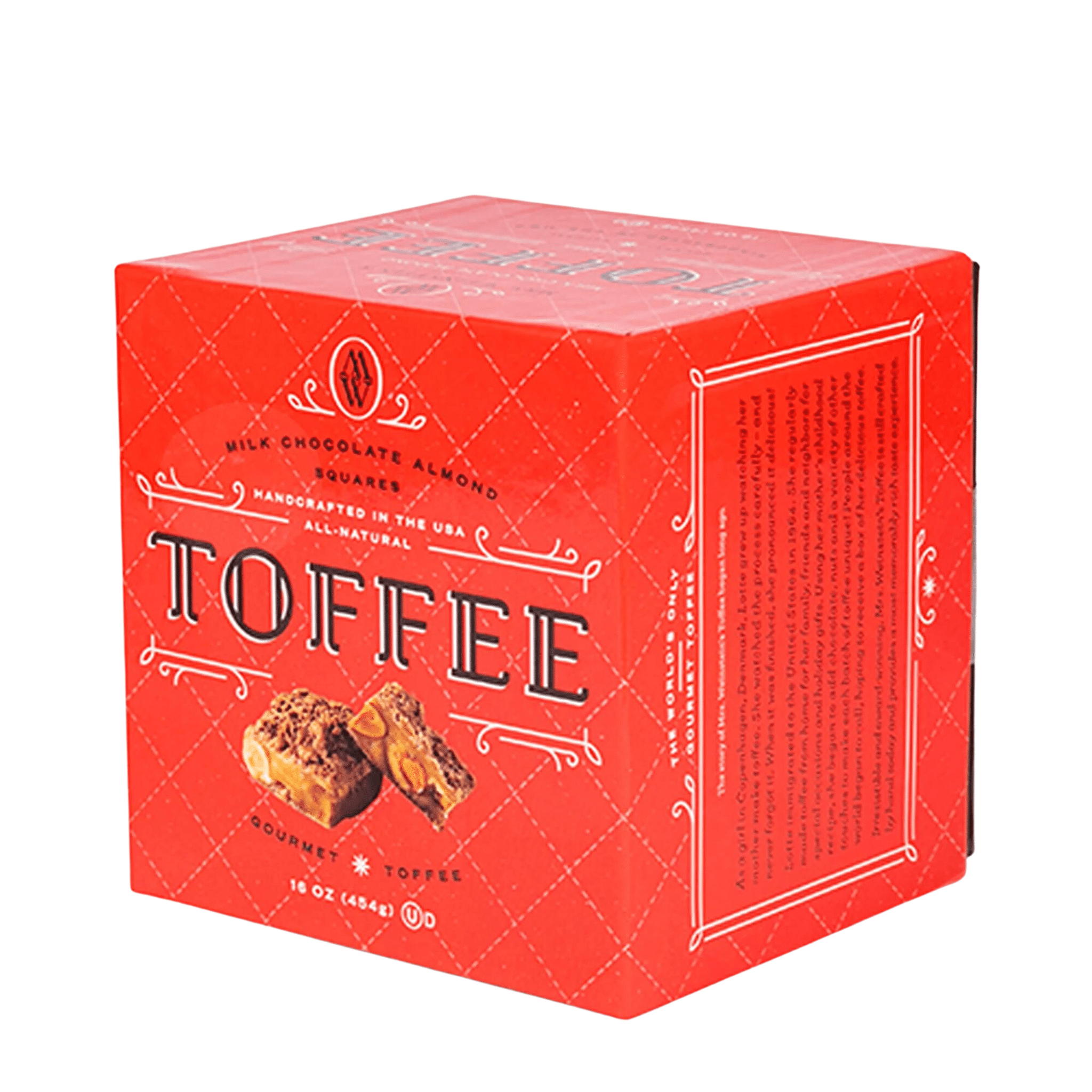 Milk Chocolate Almond Toffee Squares