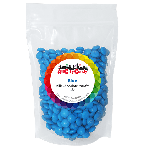Milk Chocolate Candies (BLUE) -  1 lb. Bulk Bag (Perfect for Baking, Cake decoration, Candy buffet, Birthdays, Baby shower and more...)