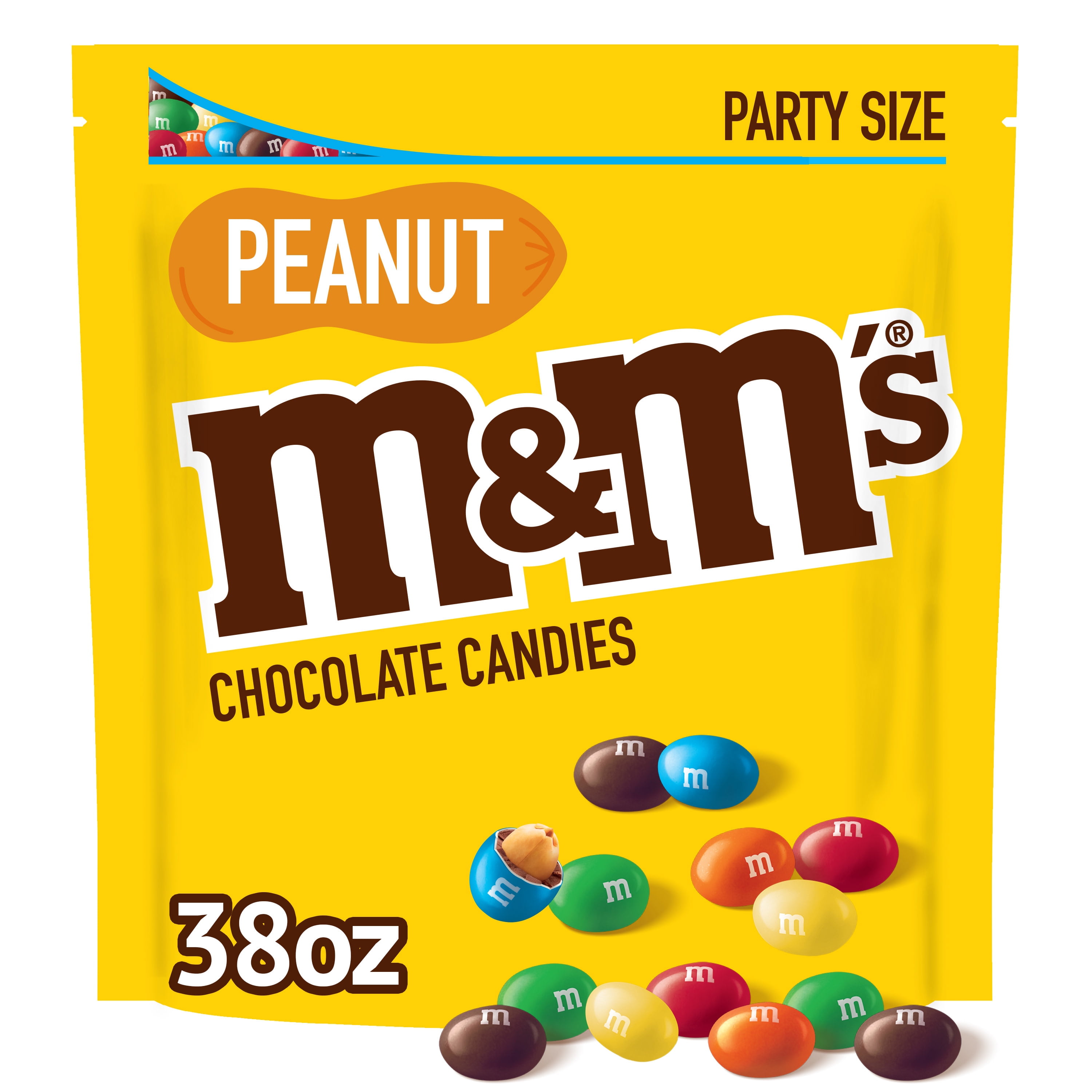Milk Chocolate Candies, Milk Chocolate and Peanuts, 38 oz Bag Milk Chocolate Candies, Milk Chocolate and Peanuts, 38 oz Bag