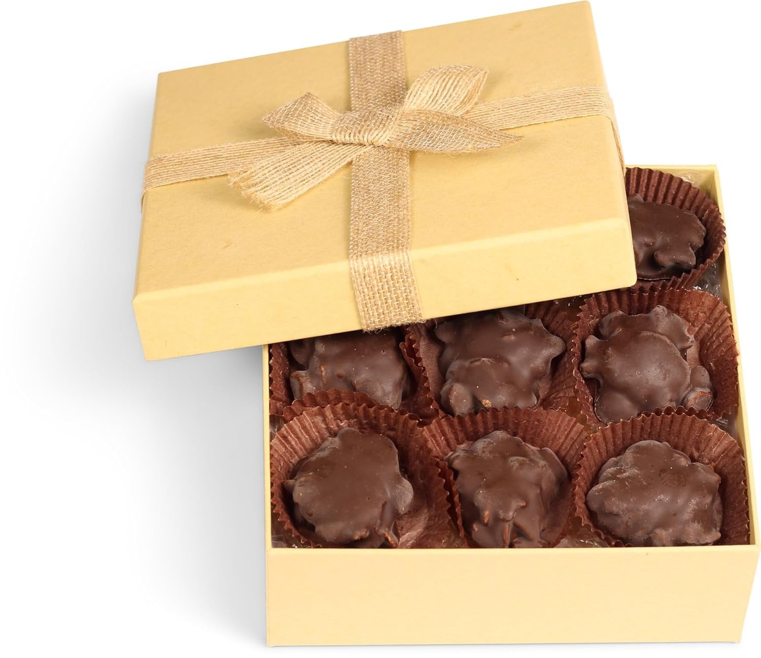 Milk Chocolate Caramel Almond Cluster Gift Box by It's Delish 12 OZ