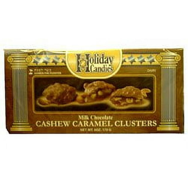 Milk Chocolate Covered Cashews with Caramel (Passover Version) by 6