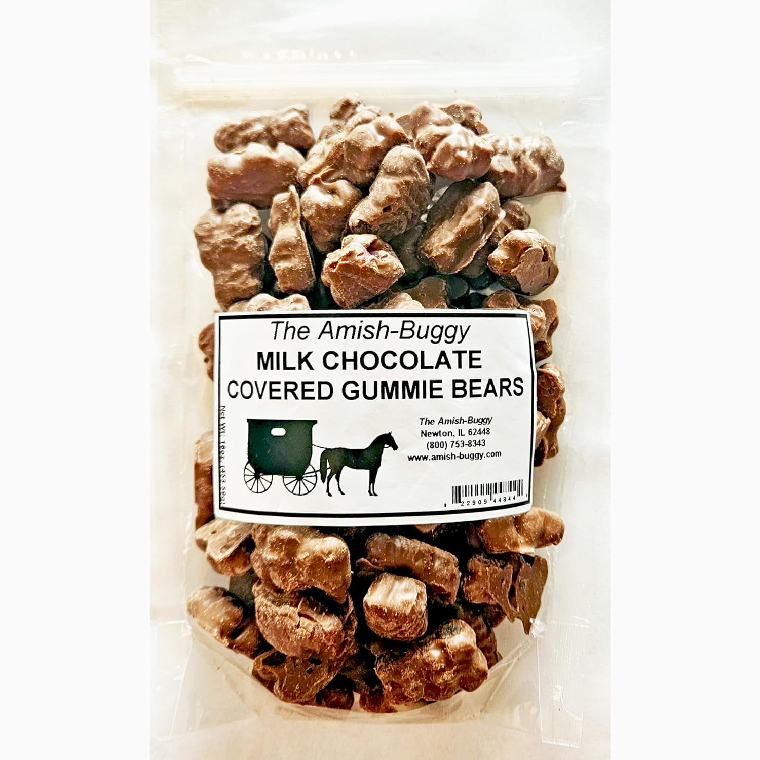 Milk Chocolate Covered Gummi Bears (1 Pound)