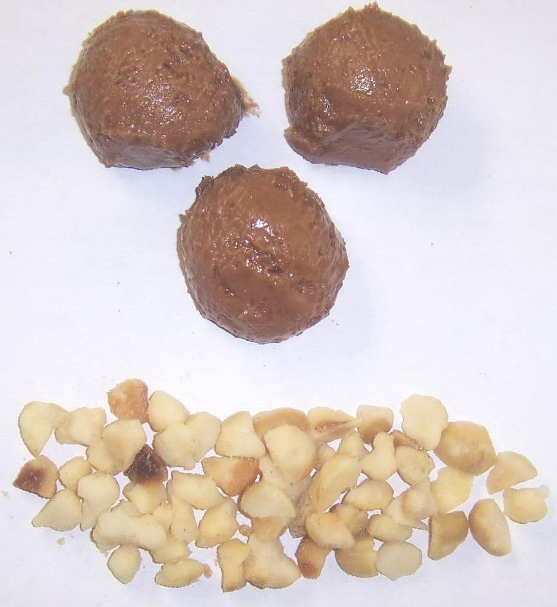 Milk Chocolate Covered Macadamia Nut Fudge Truffles (8 oz, )