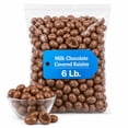 thumbnail image 1 of Milk Chocolate Covered Raisins, 6 lb Bulk Bag, Sweet Chewy Snack for Sharing, 1 of 1