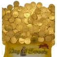 thumbnail image 1 of Milk Chocolate Gold Coins 5 Pounds in a Resealable Bulk King of Sweets Bag, 1 of 5