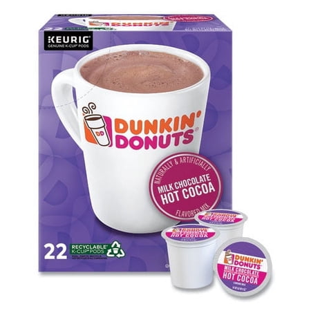 Milk Chocolate Hot Cocoa K-Cup Pods, 22/box | Bundle of 2 Boxes