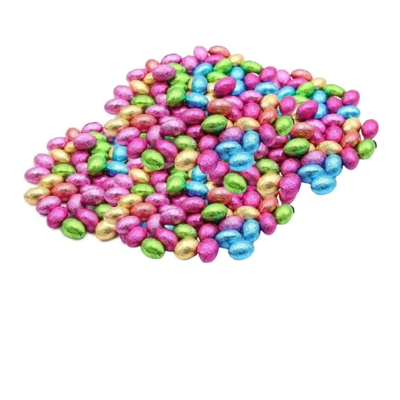 Milk Chocolate Individually Wrapped Foiled Mini Eggs 3kg - Perfect for Easter Egg Hunts For Schools & Parties- All Natural Flavours- Bulk Bag of 600 Eggs- Easter Egg 2026