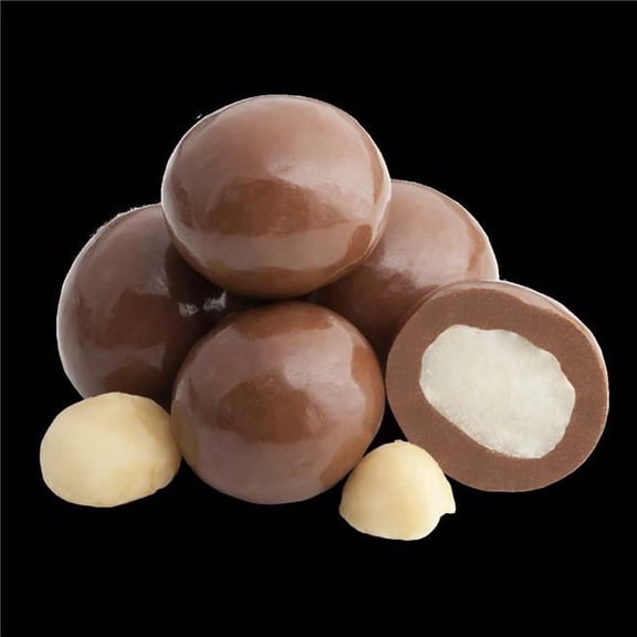 Milk Chocolate Macadamia Nuts - Brown - 11 lbs - Halal & Kosher Certified