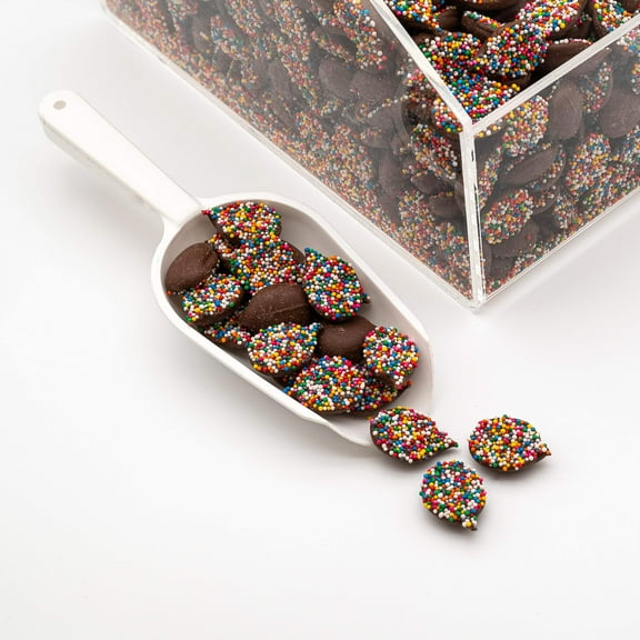 Milk Chocolate Nonpareils Classic Creamy Milk Chocolate Dots with Colorful Candy Shell Perfect for Baking, Decorating & Snacking Kosher, Kid-Friendly Treat Available in 8 oz