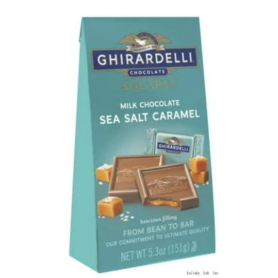Milk Chocolate Sea Salt Caramel Squares By Ghirardelli
