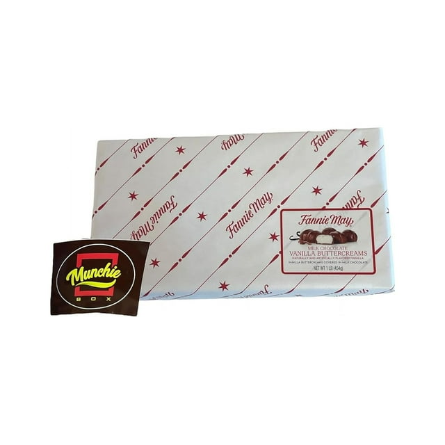 Milk Cholate Vanilla Buttercreams Center - In Fannie May Signature Wrap ...