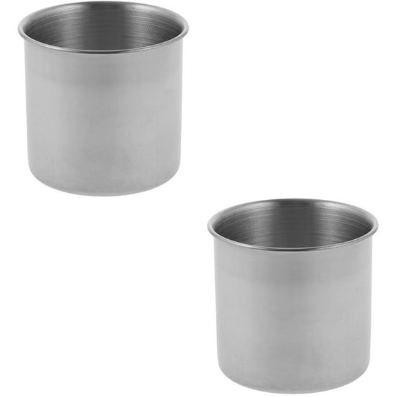 FENGGUIQU 2-Piece Stainless Steel Measuring Cups Set for Kitchen Baking and Cooking, and Easy to Use
