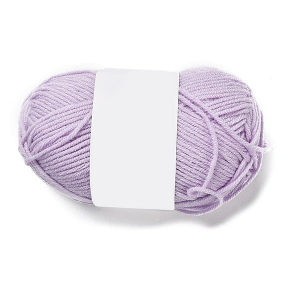 Milk Cotton Knitting Acrylic Fiber Yarn 4-Ply Crochet Yarn Punch Needle Yarn Thistle 2mm
