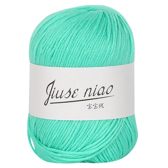 Milk Cotton Thread Colorful Baby Milk Cotton Yarn Soft Chunky Baby Milk Cotton Crochet Knitwear DIY Hand Knitting Yarn Mulit-Colorful Optional