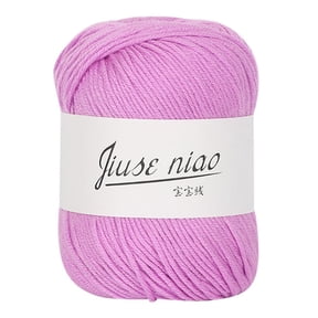 Milk Cotton Thread Cozival Milk Cotton Yarn 50G - Soft Baby Knitting Wool for Crochet Amigurumi Sweater Scarf, Breathable Skin Friendly Hand Washing Thread, Diy Craft Supply, Soft Baby Wool
