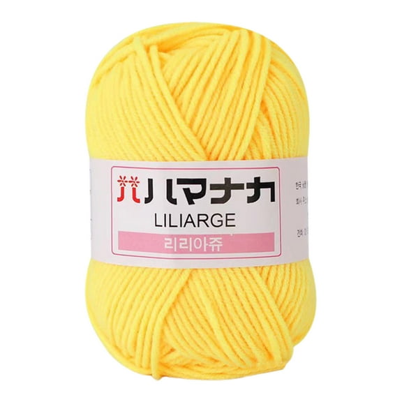 A Milk Cotton Yarn, Hand-Woven Diy Crochet Knitting Wool With Soft Texture, 4-Season Use For Baby Kids Amigurumi, Scarves, Sweaters And Home Crafts 6X6X9In 0.22Lb