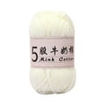 thumbnail image 1 of Milk Cotton Yarn for Crochet - 50g 5-Strand Acrylic Skein - DIY Knitting Thread for Sweaters, Dolls & Crafts by MPOISVA, 1 of 6