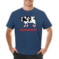 thumbnail image 1 of Milk Cow in Socks - Cowasocki Cow A Socky T-Shirt quick drying t-shirt korean fashion mens graphic t-shirts, 1 of 7