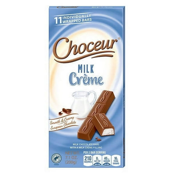 Milk Creme Filled Mini Chocolate Bars, 7.05 oz- Pack of 3