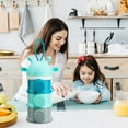 thumbnail image 1 of Milk Dispenser – Stackable Snack Storage Container | Non-Spill Travel Organizer, Easy Clean, Food Grade, High Heat | 4-Pack | 24in x 12in x 7.5in, 1 of 6