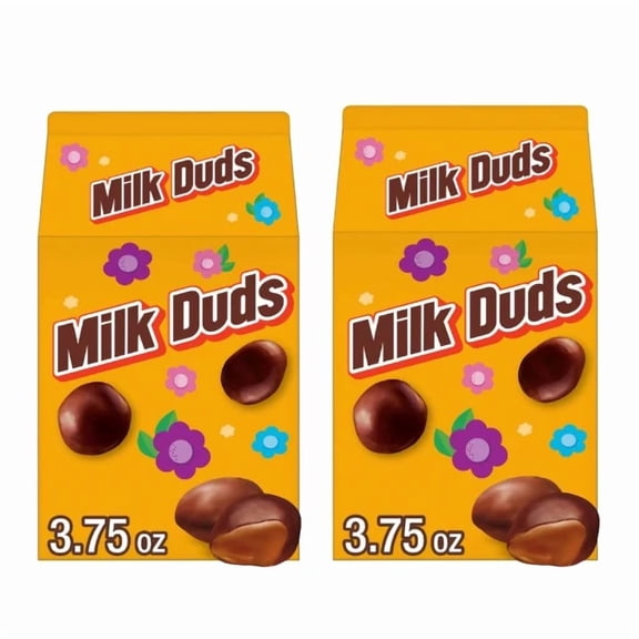 Milk Duds Chocolate Caramel Candy Carton, 2 Pack, 5 oz