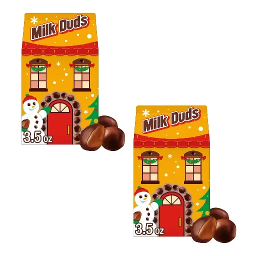 Milk Duds Chocolate Caramel Candy Cartons, 3.5 oz, 2 Pack