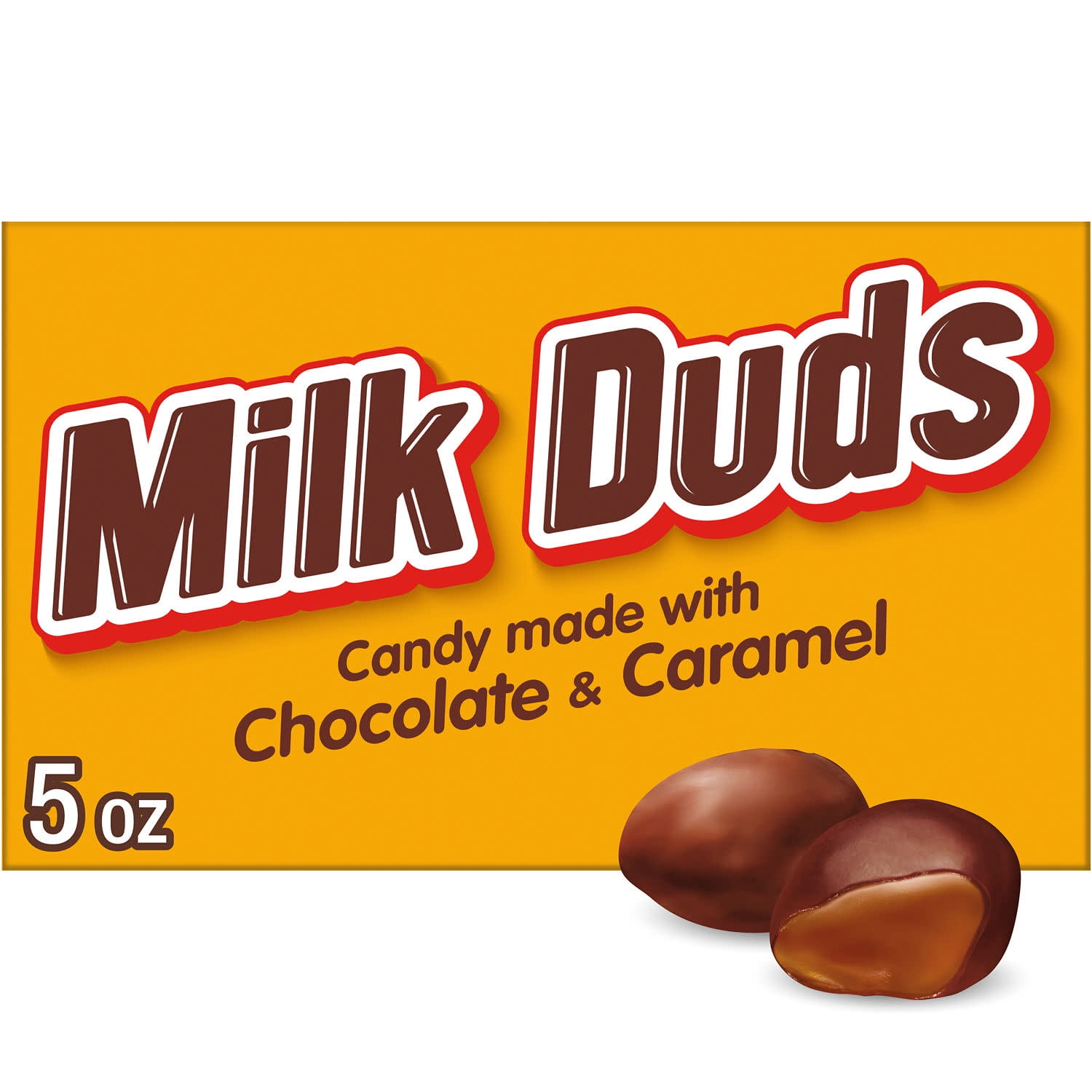 Milk Duds Chocolate and Caramel Candy, Box 5 oz