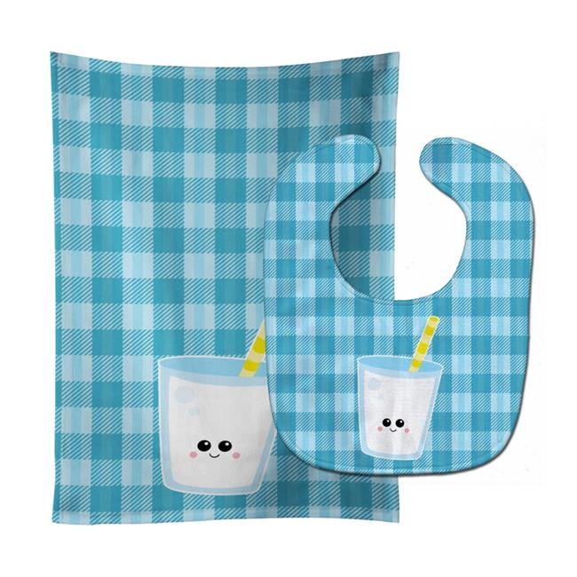 Milk Face Baby Bib & Burp Cloth