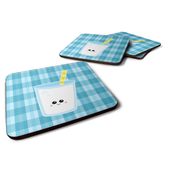 Milk Face Foam Coaster Set of 4