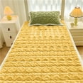 thumbnail image 1 of Milk Flannel Mattress Cover 47.24x78.74in Facecloth Futon Warm Non Slip Thickened Upholstery Washable Soft for Bed Sofa Dorm Living Room Home, 1 of 5