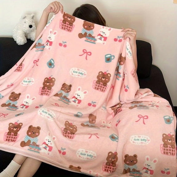 Milk Fleece Blanket for Napping, Office Room Air Conditioning Sofa Throw, Single Dormitory Coral Blanket Cover Leg Manta De Leche Peluda Siesta Oficina Aire Acondicionado Sofá Manta