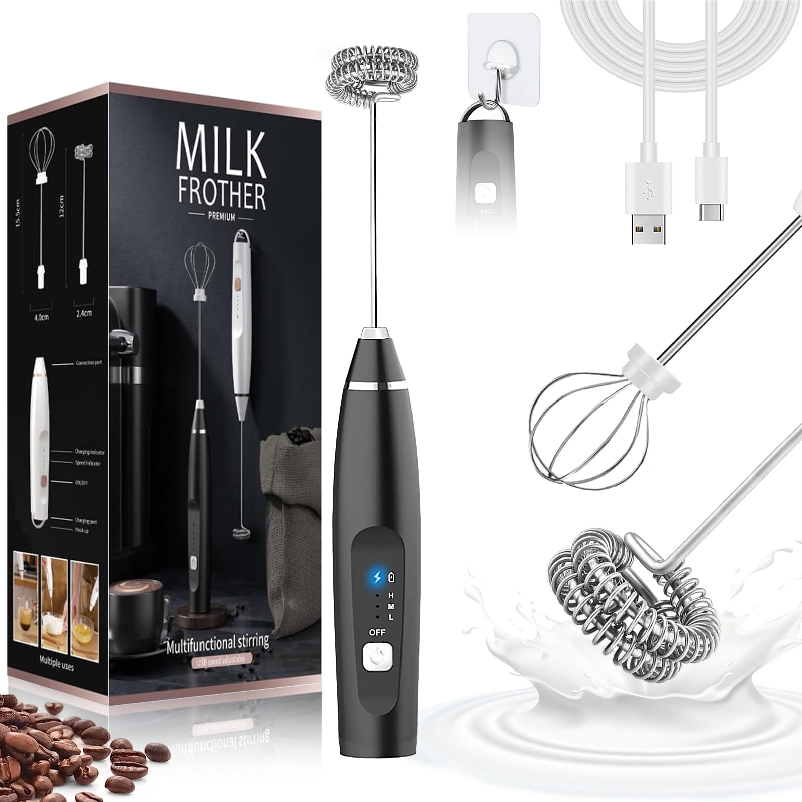 https://i5.walmartimages.com/seo/Milk-Frother-3-Speed-Settings-Handheld-Rechargeable-Coffee-Frother-Mixer-2-Stainless-Whisks-Mini-Foamer-Blender-Latte-Cappuccino-Hot-Chocolate-Black_5fc26f7a-2b81-4704-bf3f-de2d58c1d875.368bcba6430a0420e0bb9d3d26d91b83.jpeg