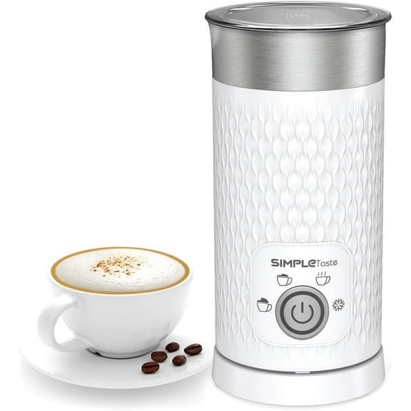 Milk Frother, 4-in-1 Electric Milk Steamer, Automatic Warm and Cold Foam Maker and Milk Warmer for Latte, Cappuccinos, Macchiato, Hot Chocolate