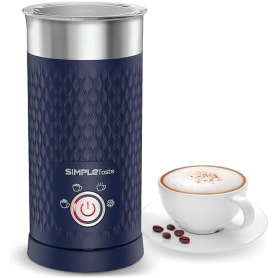 Milk Frother, 4-in-1 Electric Milk Steamer, Automatic Warm and Cold Foam Maker and Milk Warmer for Latte, Cappuccinos, Macchiato