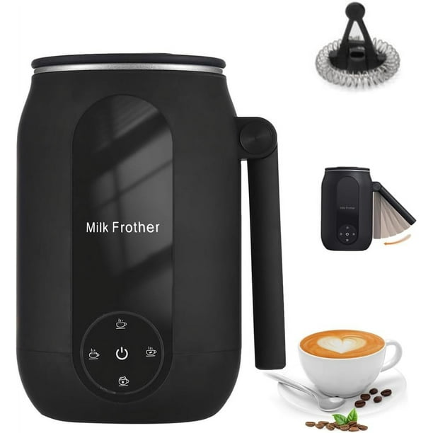 Milk Frother 450ml/15.2oz, 4in1 Electric Milk Steamer with Rotatable