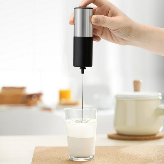 Milk Frother for Coffee with Upgraded Titanium Motor - Handheld Frother Whisk, Milk Foamer, Mini Blender and Electric Mixer Coffee Frother for Frappe, Latte, Matcha, No Stand