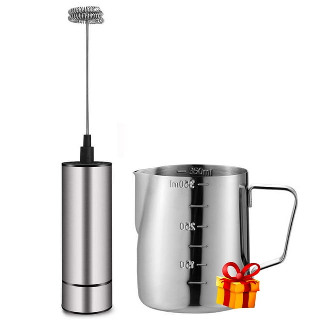 Milk Frother Handheld Battery Operated, Coffee Frother for Milk Foaming