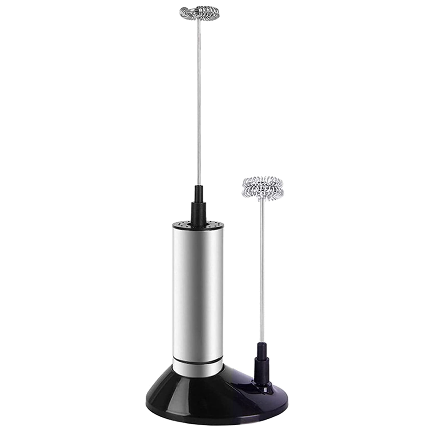 Milk Frother Handheld Battery-Powered with Base, Suitable for Frothing Latte,Smoothie Drink Blender