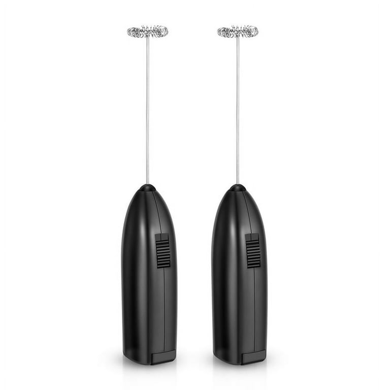 2 Pack Milk Frother Handheld Battery Operated - Electric Whisk