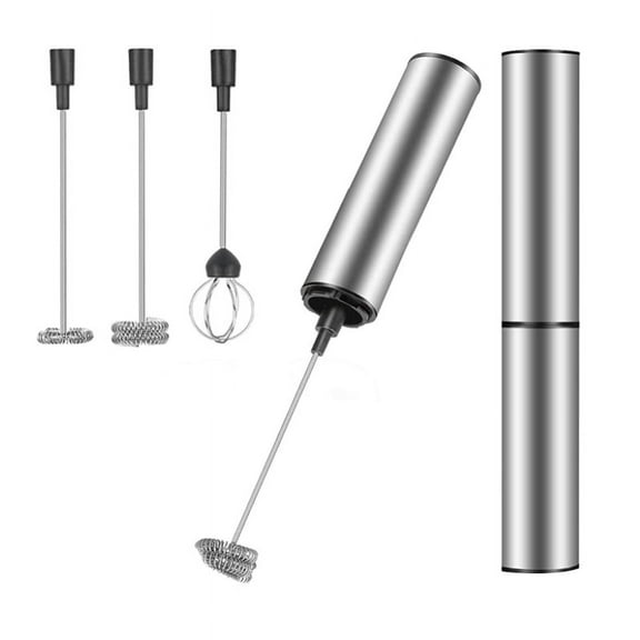 Milk Frother Handheld Coffee Electric Whisk, USB Rechargeable Foam Maker Bubbler Egg Beater for Hot Chocolate